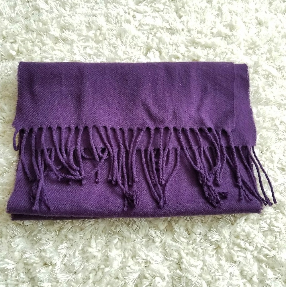 Cashimere Purple scarf